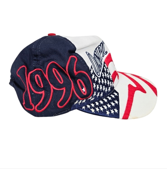 Vintage Logo 7 1996 USA Atlanta Olympics Snapback Hat All Over Embroidery Unisex - Picture 4 of 10